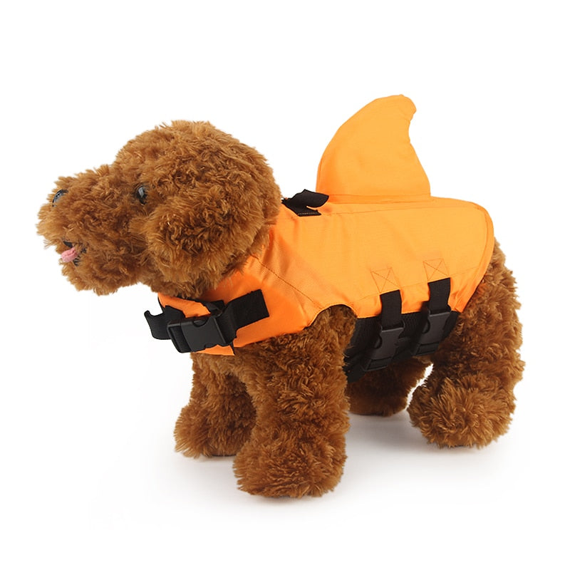 Dog Life Vest Summer Shark Pet Life Jacket Dog Clothes Dogs Swimwear Pets Swimming Suit - image 3