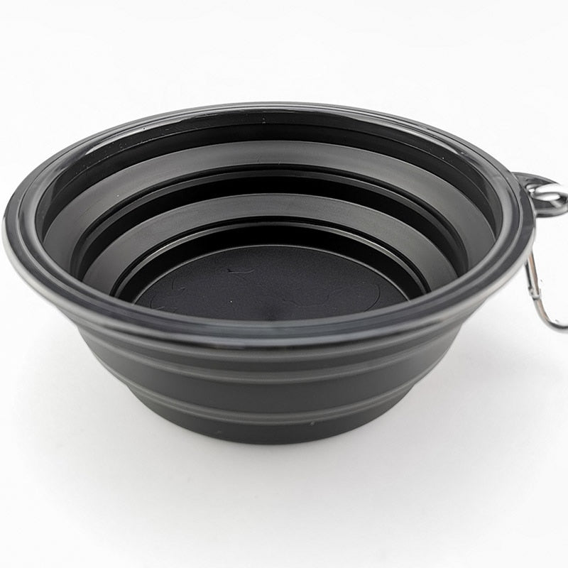 1000ML Pet Bowl Folding Silicone Travel Dog Bowls Walking Portable Water Bowl For Small Medium Dogs Cat Bowls Pet Eating Dish