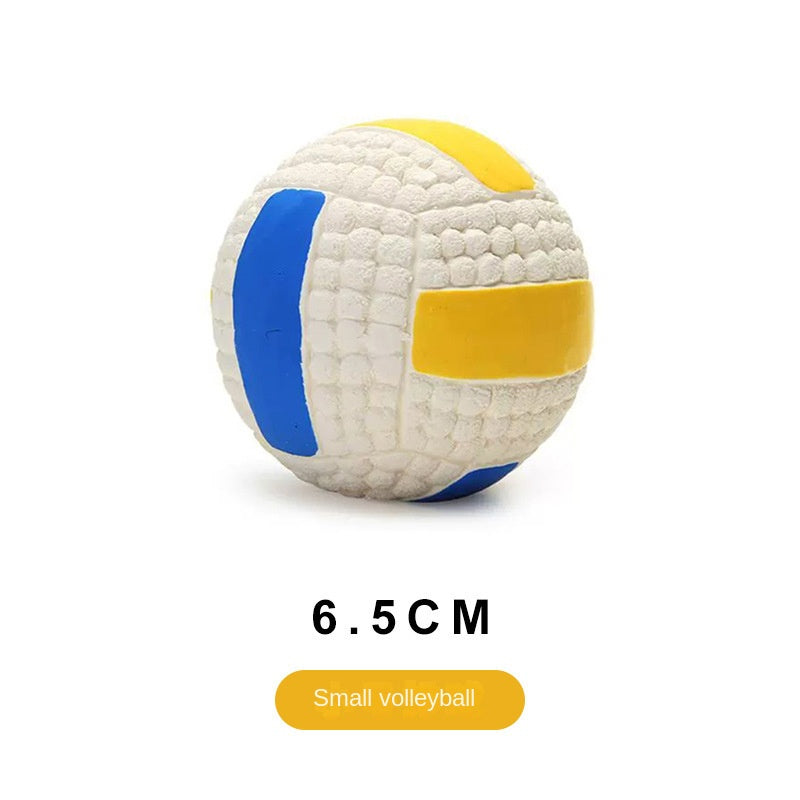 Chew Teeth Cleaning Sound Football Rugby Ball Thickened Durable Toy for Large Dogs Pet Latex Ball - image 7