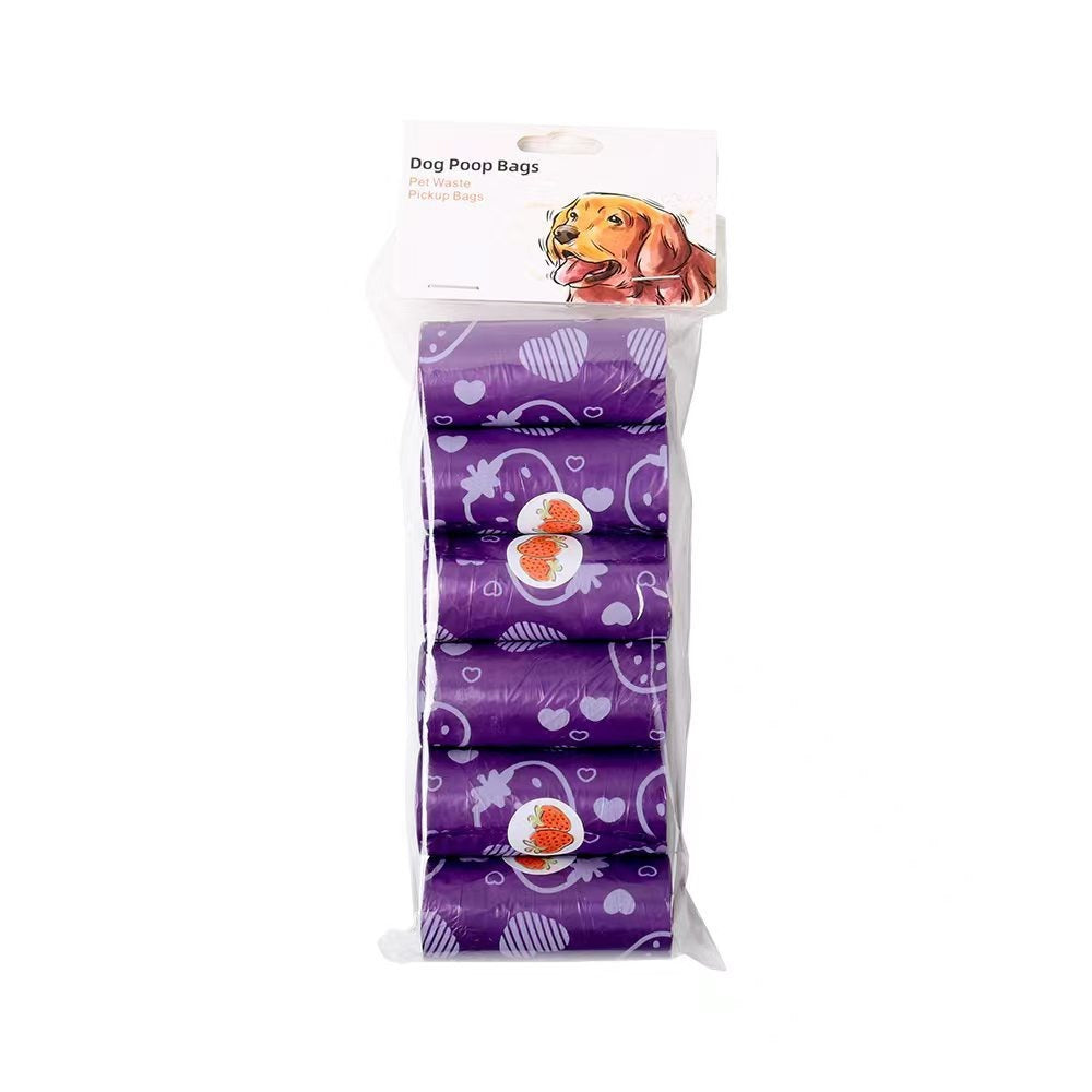 Biodegradable Dog Waste Bags – 6 Rolls, Cute Designs - image 5