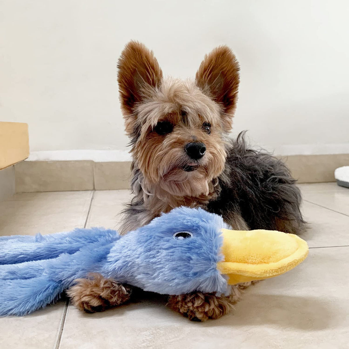Pet Supplies Pet Filling Dog Toys Cute Unfilled Duck Chewing Plush Sound Toy Duck - image 3