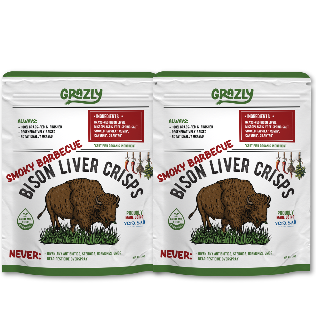 Bison Liver Crisps - 100% Grass-Fed/Finished - Smoky Barbecue, 2 Pack - view 8