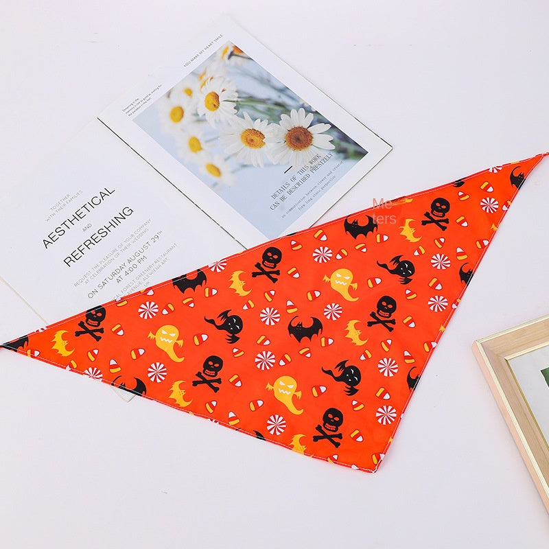 Pet Bandana for Dogs and Cats - Thanksgiving, Christmas, Halloween Pet Triangle Scarf Bib - image 12