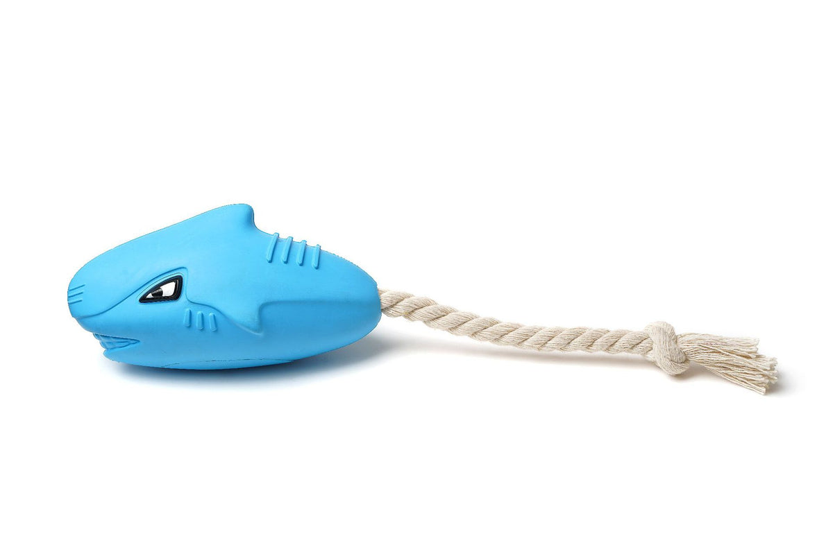Pet Supplies Dog Biting Rope Molars Bite Resistant Toys Rubber Shark Sounding Dog Toys - image 4