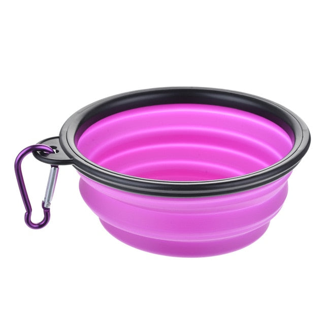 Portable Folding Silicone Dog Travel Bowl – Water & Food - image 24