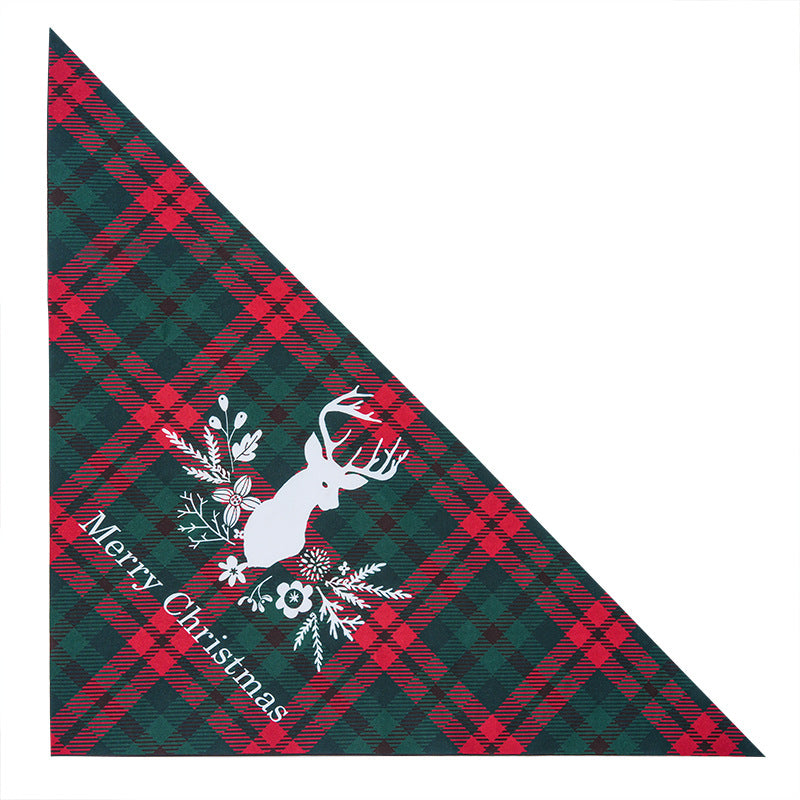Pet Bandana for Dogs and Cats - Thanksgiving, Christmas, Halloween Pet Triangle Scarf Bib - image 22