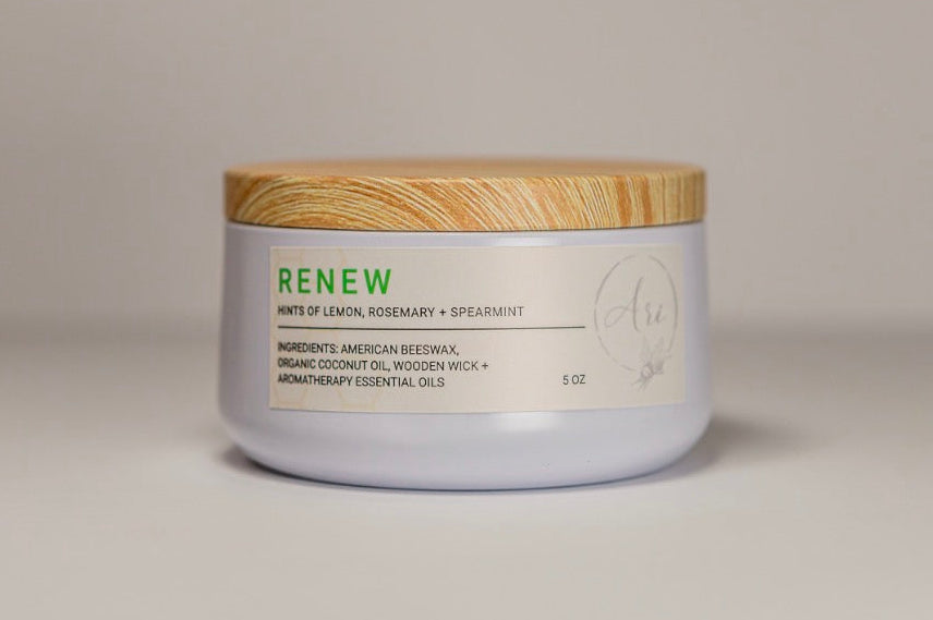 RENEW - 5 OZ - WOODEN WICK - view 2