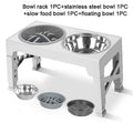 Elevated Dog Feeder with Adjustable Raised Stand, Slow Food Bowl, Water Feeders for Large and Medium Dogs - image 8