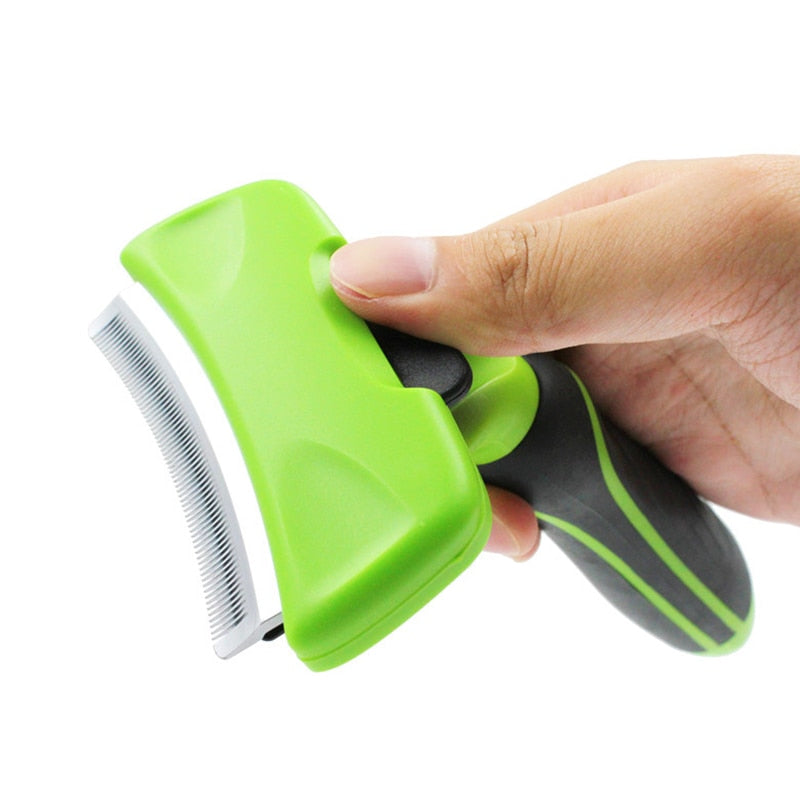 Pet Hair Remover Combs Furmine Dog Grooming Brush Deshedding Tool Comb Edge Trimming Dog Cat Rake Removal fur brush - image 3