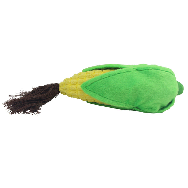 Pet Plush Sound Toys Fruits and Vegetables Dogs and Cats Educational Toys Supplies Cactus, Corn, Eggplant - image 11