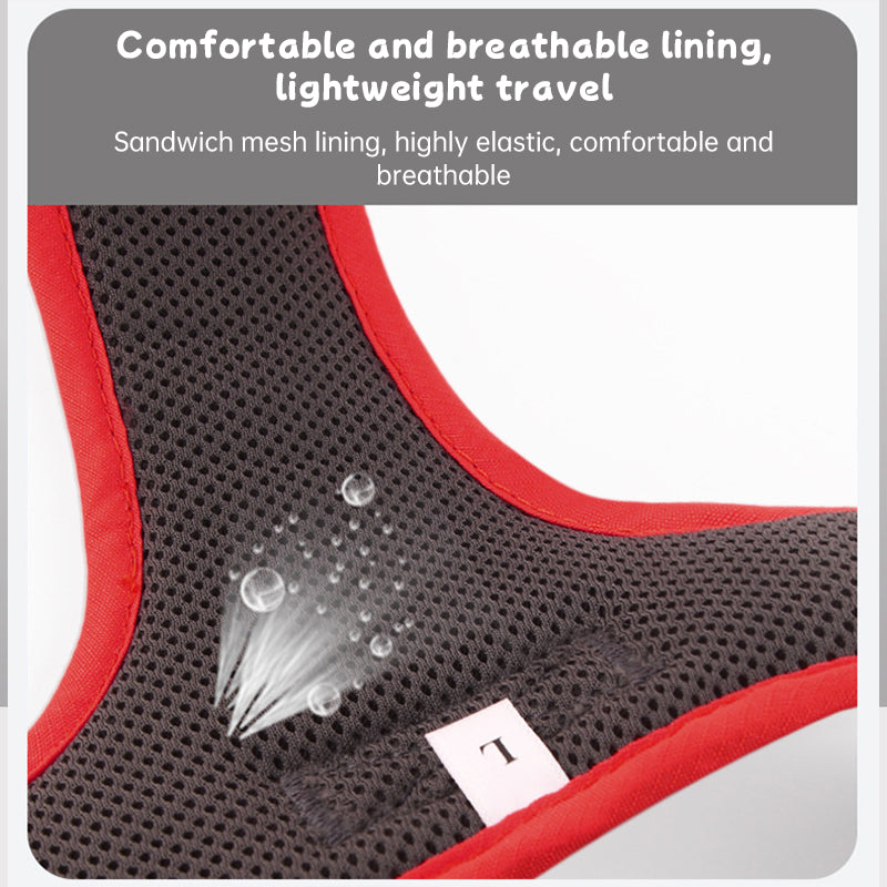 Breathable Reflective Dog Harness Vest, Outdoor No-Pull Escape-Proof Harness with Leash for Large & Medium Dogs - image 12