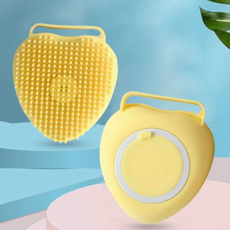 Bathroom Puppy Big Dog Bath Massage Gloves Brush Soft Safety Silicone Pet Accessories for Dogs Cats Tools Mascotas Products -