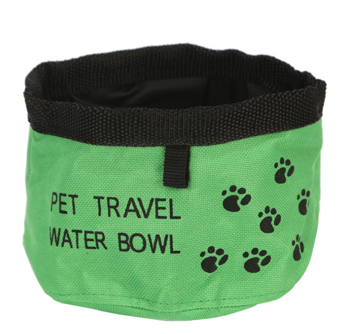 Portable Pet Dogs Cat Canvas Folding Travel Bowl Feeding Bowl Feeder Bottle Cat Dog Water Bowls Goods for Dogs - image 8