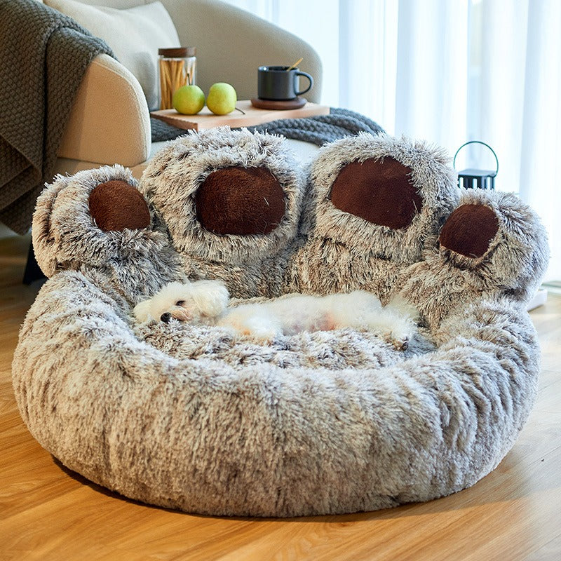 Dog Winter Warm Deep Sleep Small Dogs Mattress Teddy Nest Removable And Washable Pet Dog Supplies - image 2