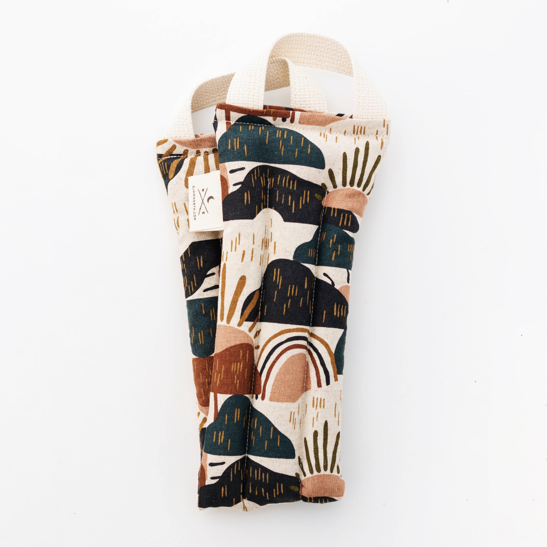 Eye Mask + Neck Wrap Bundle - Rainbow Hill - view 5