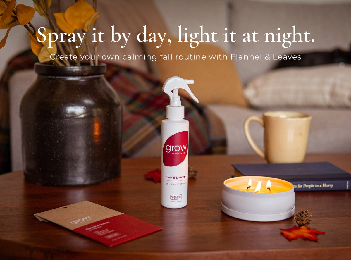 Flannel & Leaves 3-Wick Candle - view 5