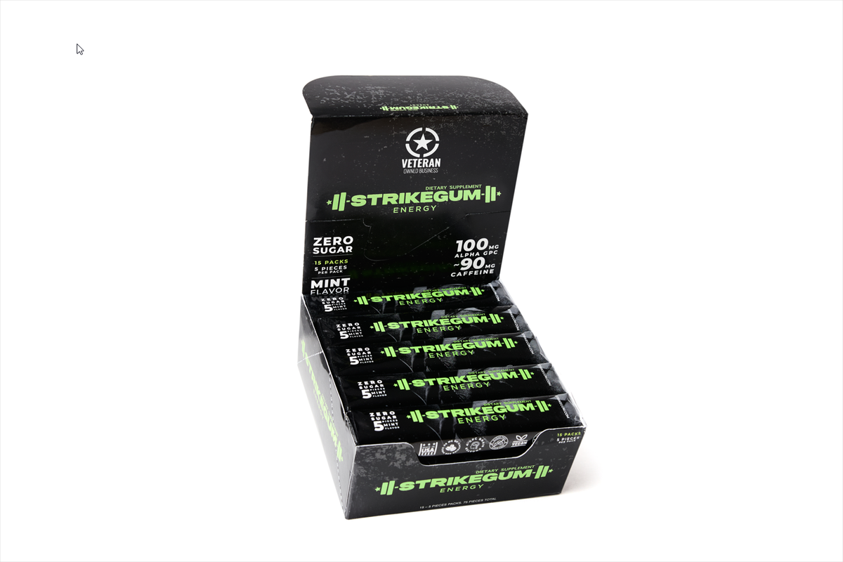 Strike Premium Energy Gum - Tray