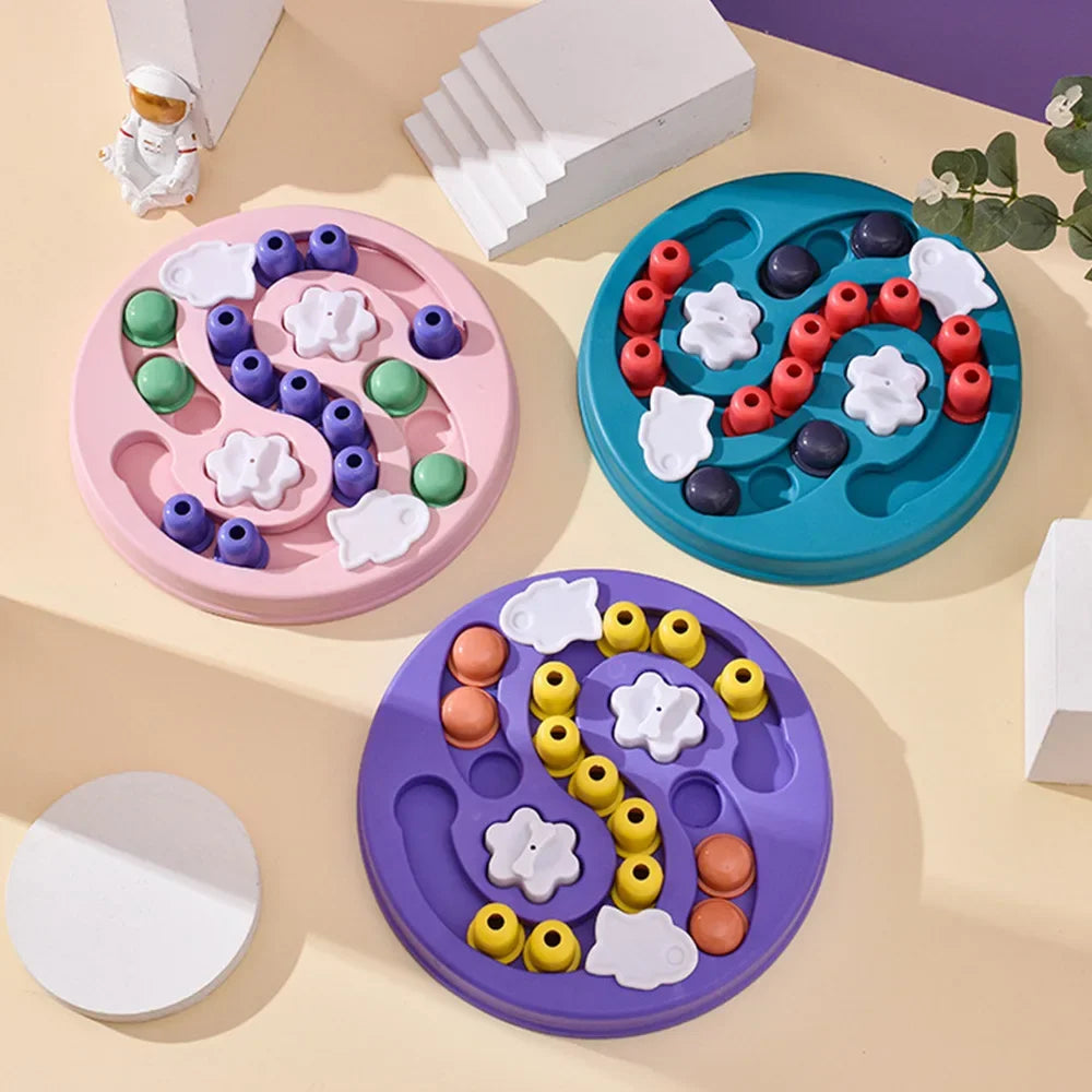 Dog Puzzle Toys Slow Feeder Interactive Increase Puppy IQ Food Dispenser Slowly Eating NonSlip Bowl Pet Cat Dogs Training Gam