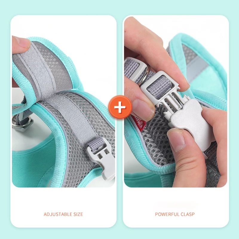 No Pull Pet Reflective Oxford Vest Soft Breathable Mesh Padded No Pull Dog Harness Set for cute puppy dog pet harness for dog
