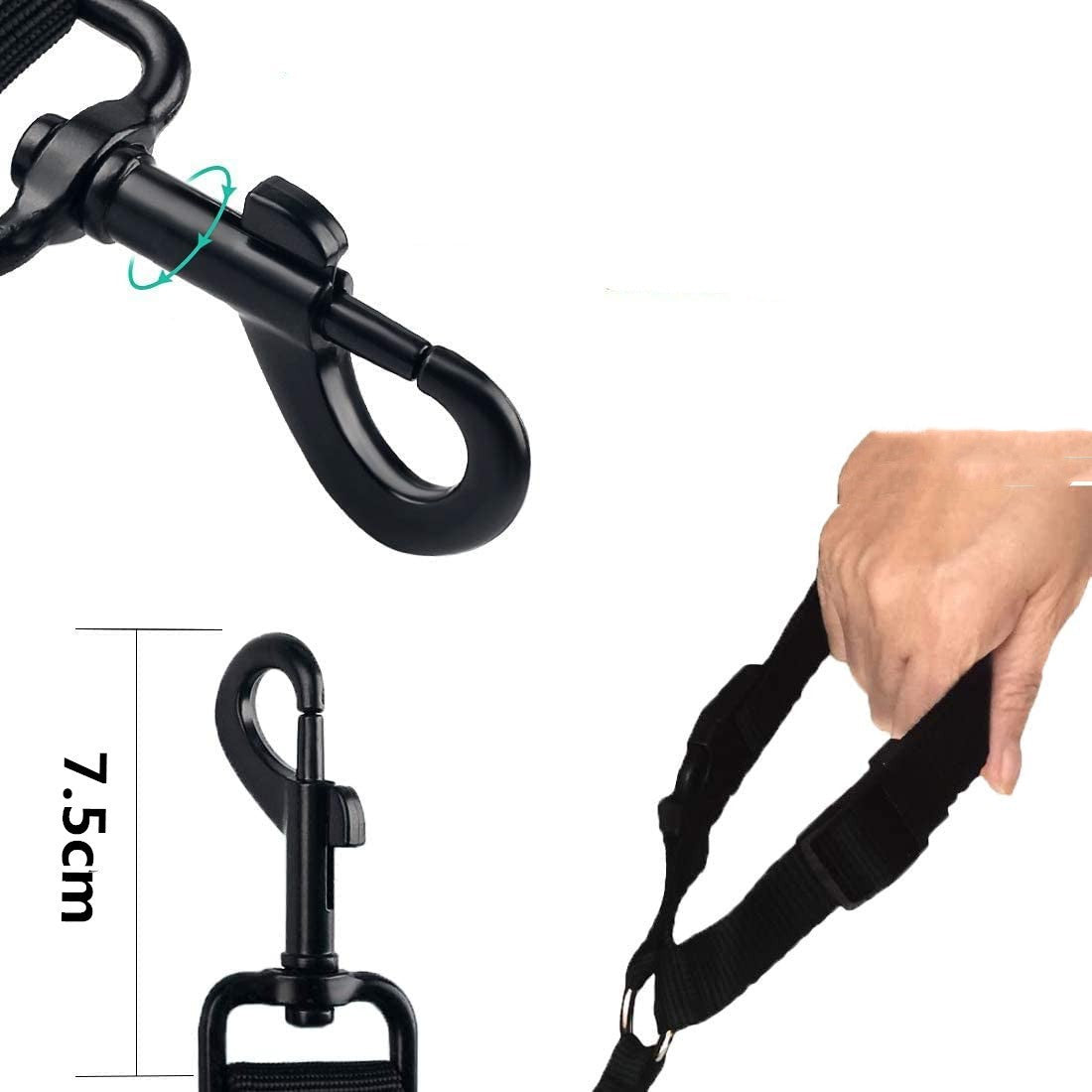 Pet dog safety belt large and medium-sized dog travel vehicle rope car safety buckle fixed rope car riding tool - image 3