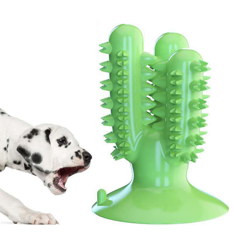 Dog Toothbrush Dog Teeth Cleaning Stick Leaking Device Bite-Resistant Pet Supplies - image 3