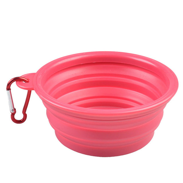 Portable Folding Silicone Dog Travel Bowl – Water & Food - image 14