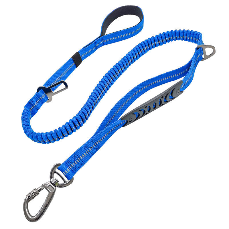 0.98*53IN Elastic Dog Leash with Reflective Car Safety Belt for Dogs - image 6