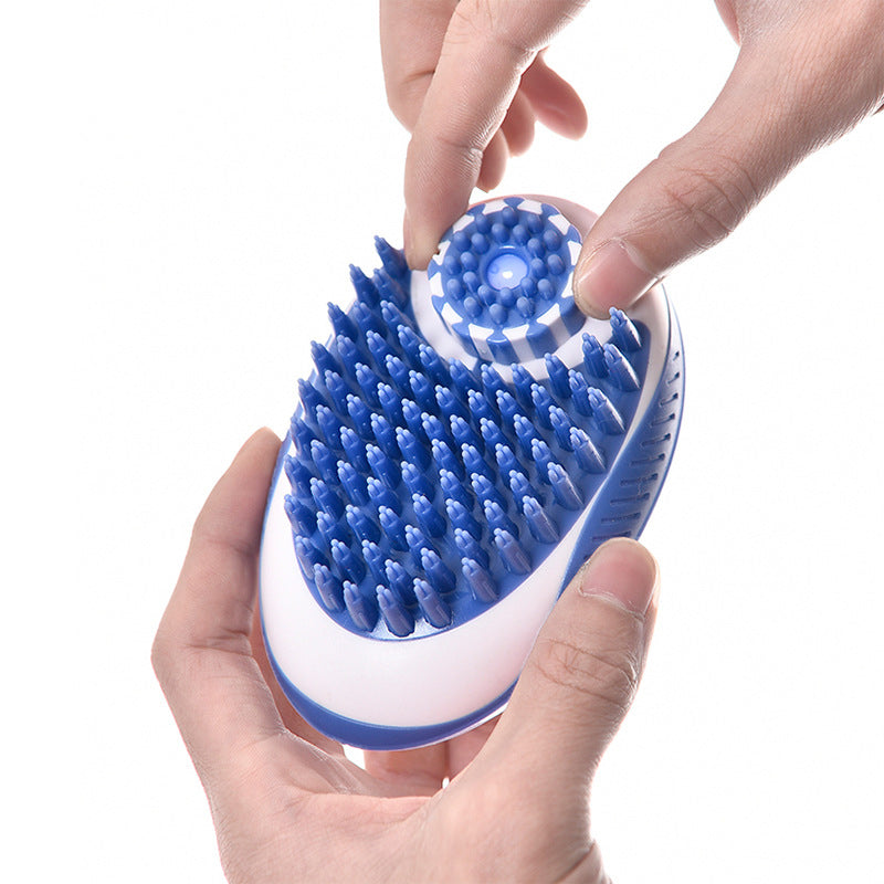 Soft Silicone Pet Bath Brush & SPA Massage Comb for Dogs - image 2