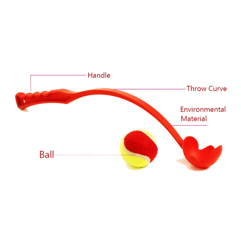 Pet Throwing ToysPet Supplies Outdoor Sports Dog Toy Ball Throwing Ball Launcher Pet Training Interactive Toy Dog Retrieve To