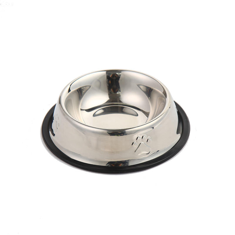Stainless Steel Dog Bowl High-Grade Non-Slip Pet Bowl - image 5