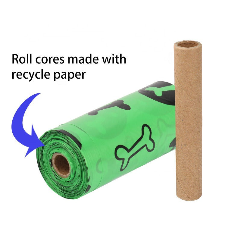 Orange and green pet garbage bags for dogs to pick up feces and defecate - image 15