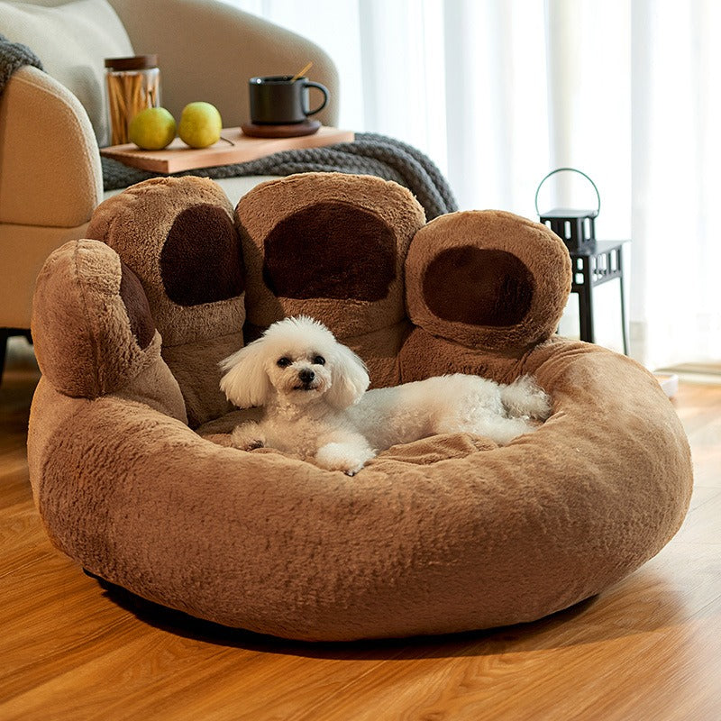 Dog Winter Warm Deep Sleep Small Dogs Mattress Teddy Nest Removable And Washable Pet Dog Supplies - image 3