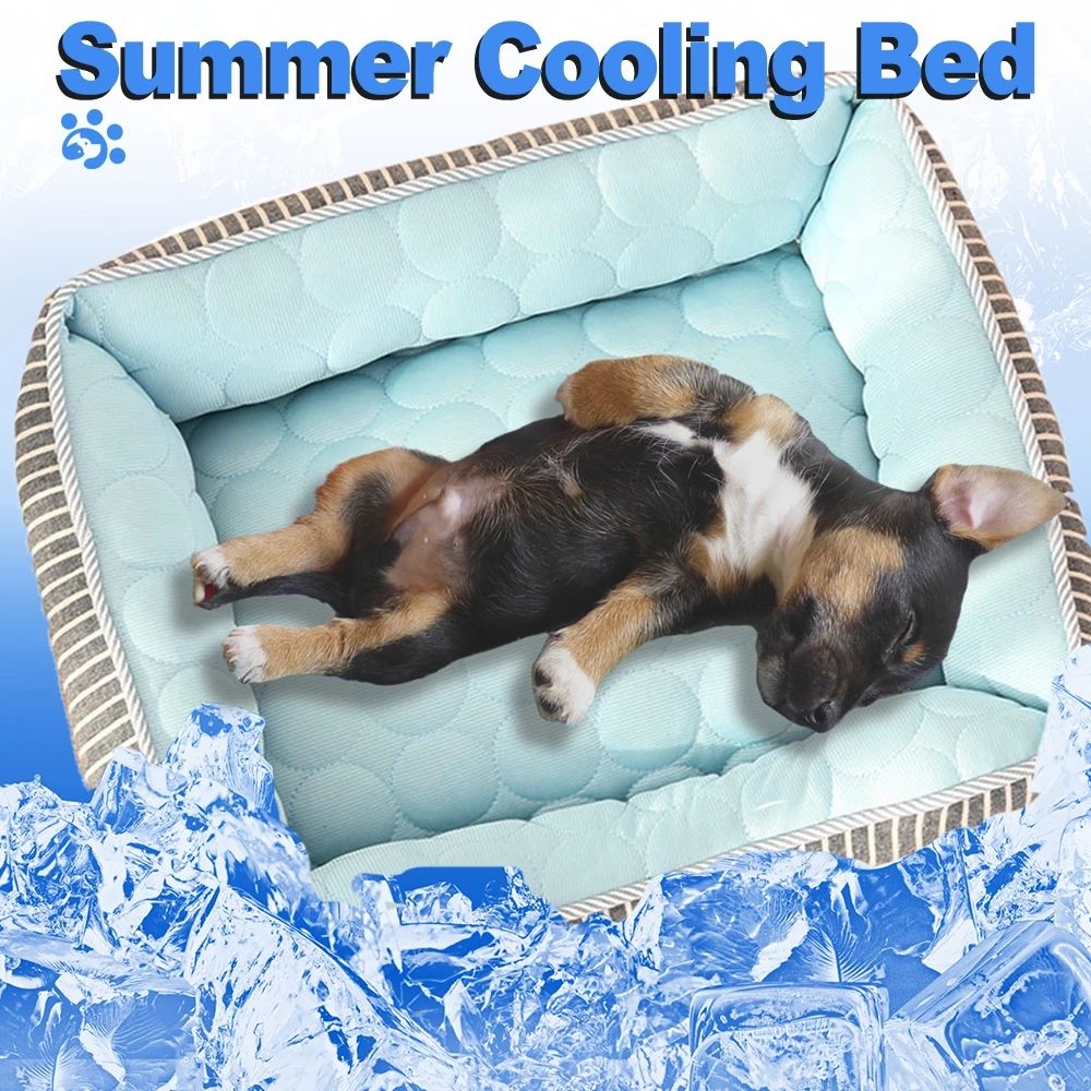 Pet Kennel Cold Feeling Kennel Summer Supplies Teddy Kogi Fadou Small And Medium-Sized Dogs Cold Nest - image 4