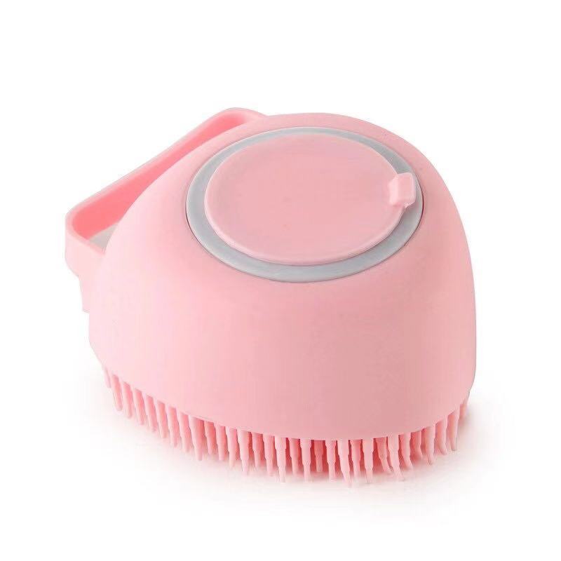 Bathroom Puppy Big Dog Bath Massage Gloves Brush Soft Safety Silicone Pet Accessories for Dogs Cats Tools Mascotas Products -