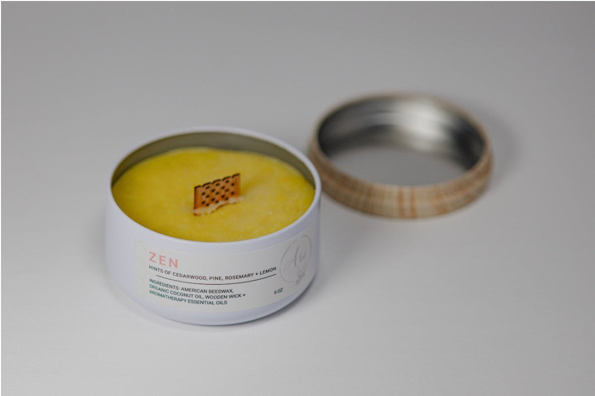 ZEN - 5 OZ - WOODEN WICK - view 3