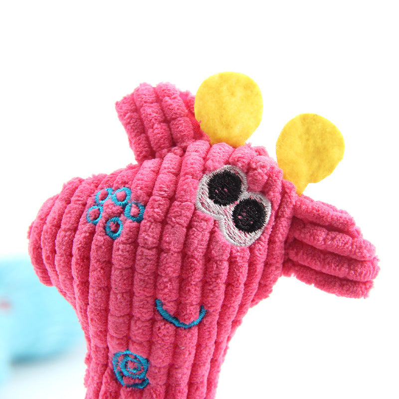Pet Toys Plush Corn Kernels Sounding Fawn Dog Molars Large Dog Toys Resistant to Bite Pet Supplies - image 3