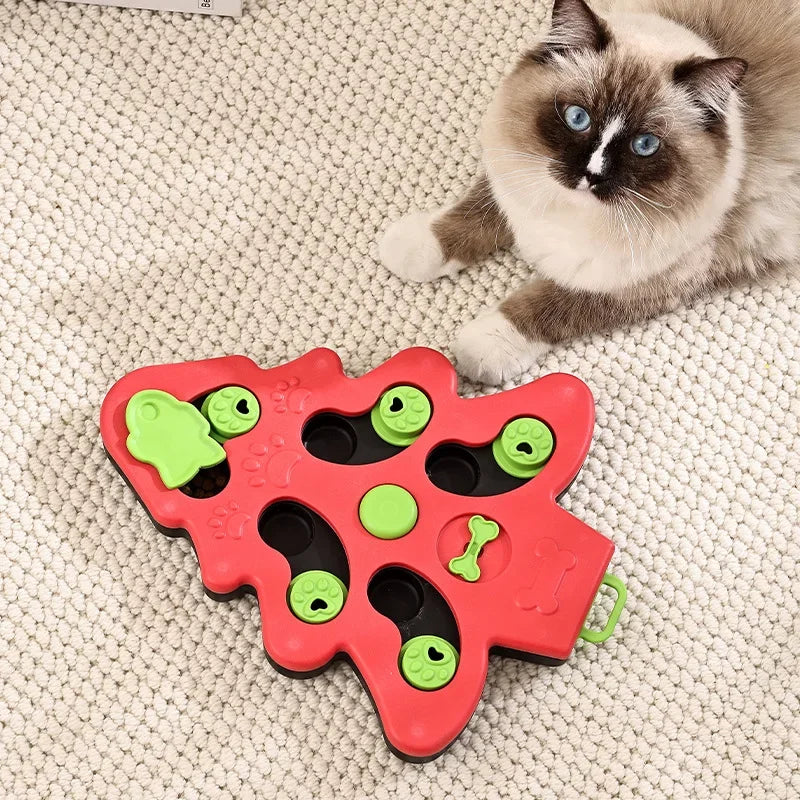 Dog Puzzle Toys Slow Feeder Interactive Increase Puppy IQ Food Dispenser Slowly Eating NonSlip Bowl Pet Cat Dogs Training Gam