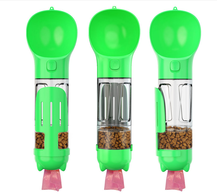 Portable Dog Water Bottle with Bowl & Waste Bag Dispenser - image 4