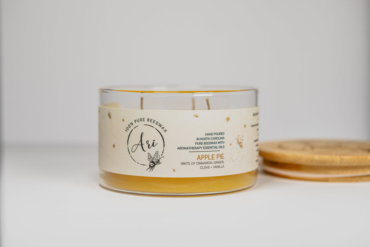 Apple Pie Beeswax Candle |8 oz - view 2