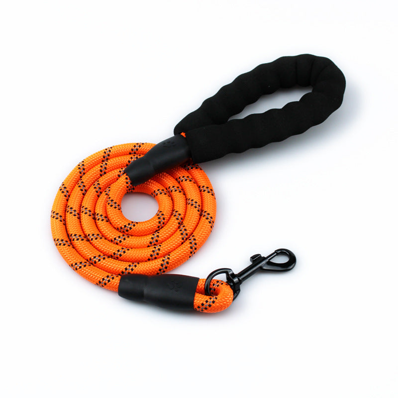 Reflective Dog Pet Leash Rope Nylon Small Dogs Puppy Leashes 150cm Long Heavy Duty Large Dog Lead Red Blue Pink Green Black -