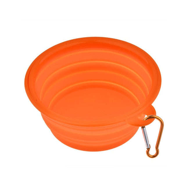 Portable Folding Silicone Dog Travel Bowl – Water & Food - image 28