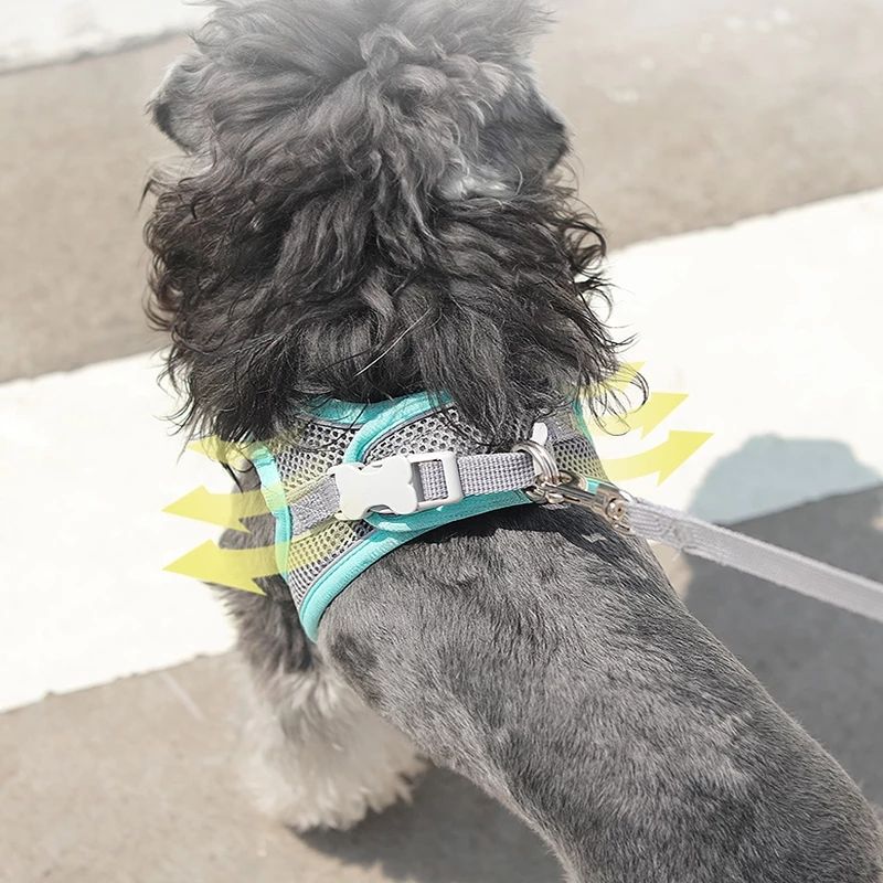 No Pull Pet Reflective Oxford Vest Soft Breathable Mesh Padded No Pull Dog Harness Set for cute puppy dog pet harness for dog