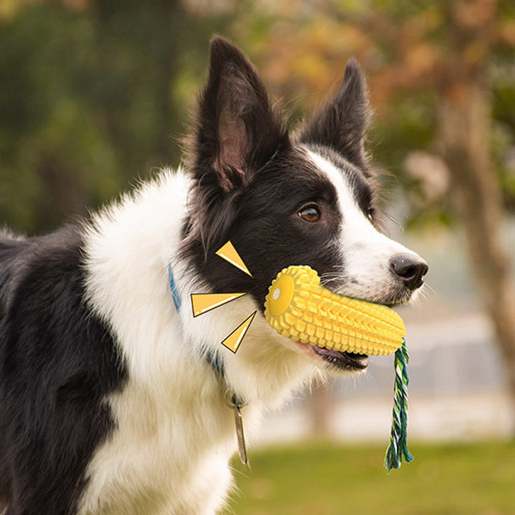 Pet Supplies Corn shaped Dog Toys Molar Stick Dog Toothbrush Dog Toys - image 3
