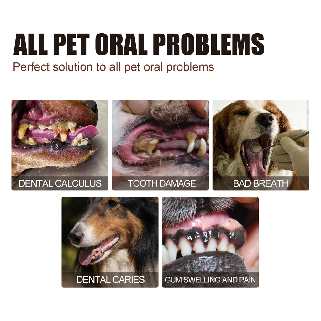 Pet Tooth Cleaning Spray, Cats And Dogs Removal Tartar Stains Bad Breath Oral Cleaning Spray - image 4