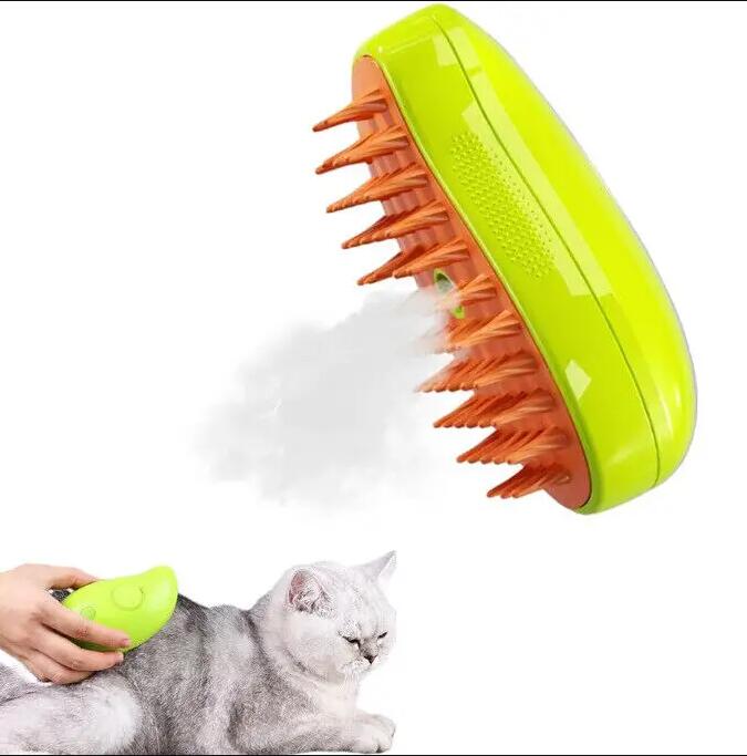 3 In 1 Self-Cleaning Massage Combs Effective Steamy Brush Pet Dog Steam Brush