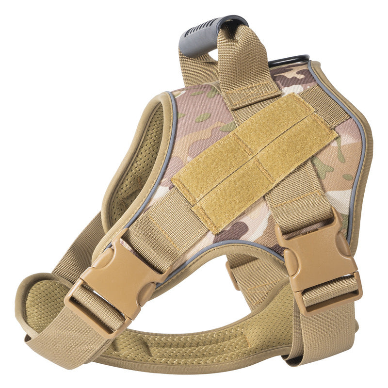Tactical dog vest: for large dogs (German Shepherd, Golden Retriever) – training, military-style accessories. - image 2