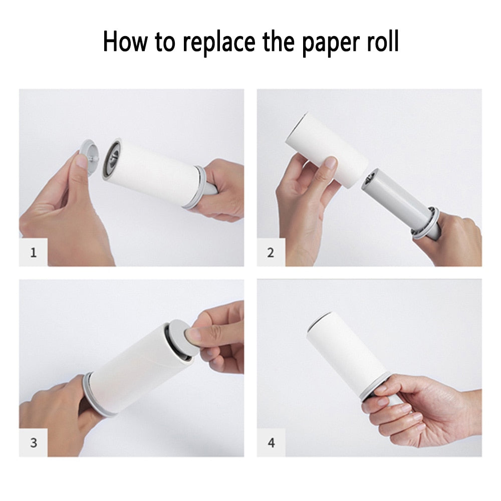 PETKIT Pet dog Hair remover cleaning roller brush with one roll paper dog cat fur and lint removal brush dogs pets accessorie