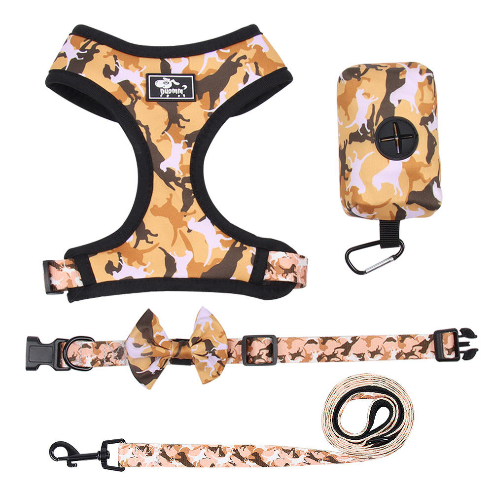 Dog Traction Rope Suit Camouflage Printed Chest Strap Dog Rope Pet Supplies - image 9