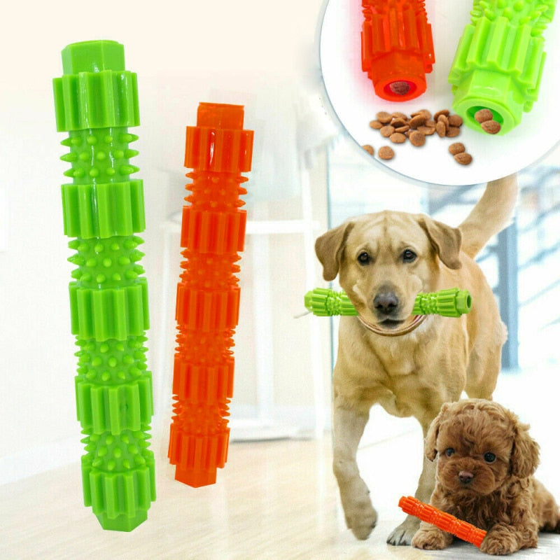 Pet TPR Molar Sticks Dogs Food Leaking Toy Dog Chew Toy Elasticity Stick for Teeth Clean Dog Interactive Toys Pet Supplies - 