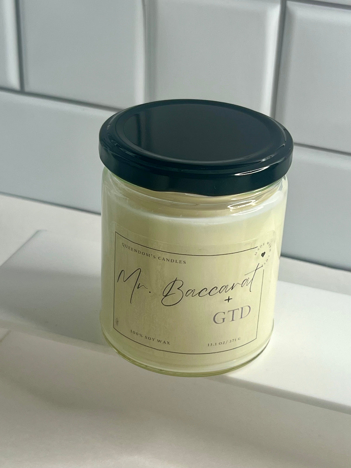 Mr. Baccarat + GTD l SOY wax l 13 OZ l Long Lasting Scent l Manly - view 2